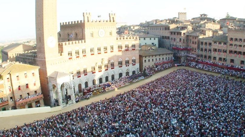 Piazza del Campo per il Palio Piazza del Campo per il Palio