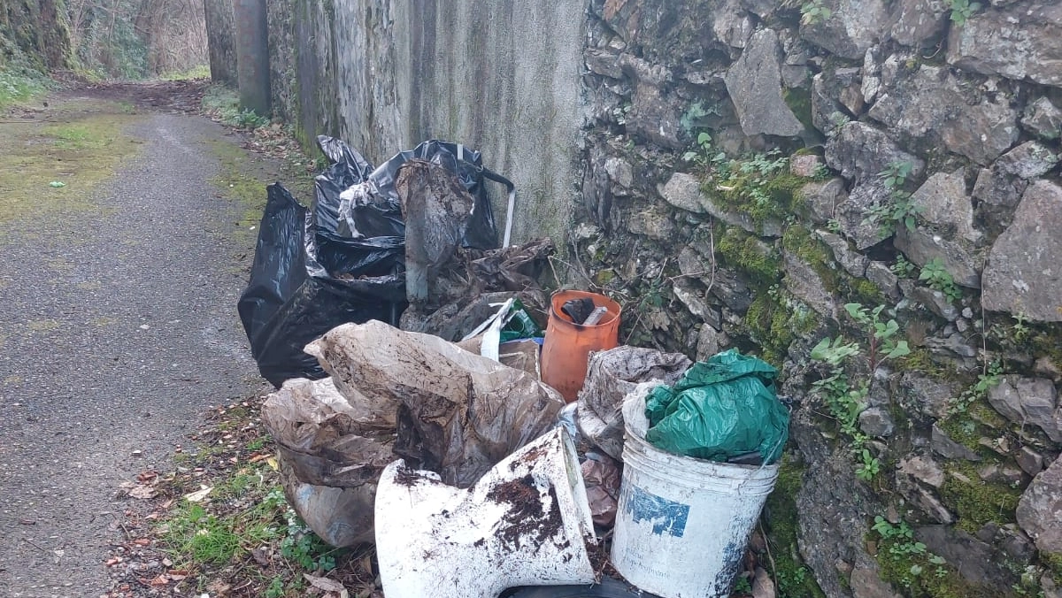 Sacchi abbandonati al cimitero storico di Trebiano, scatta la sanzione Sacchi abbandonati al cimitero storico di Trebiano, scatta la sanzione
