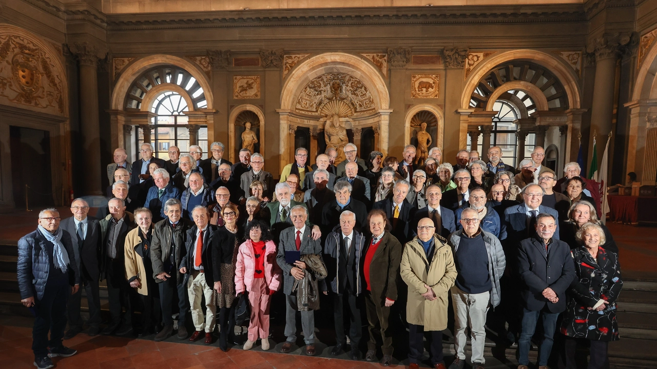 Sanità, medici da 50 anni: la festa in Palazzo Vecchio