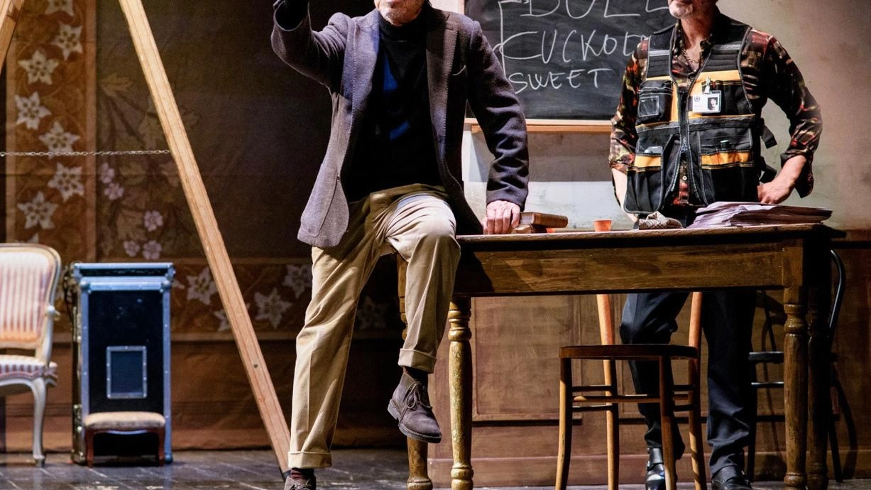 Massimo Dapporto e Fabio Troiano in ’Pirandello Pulp’