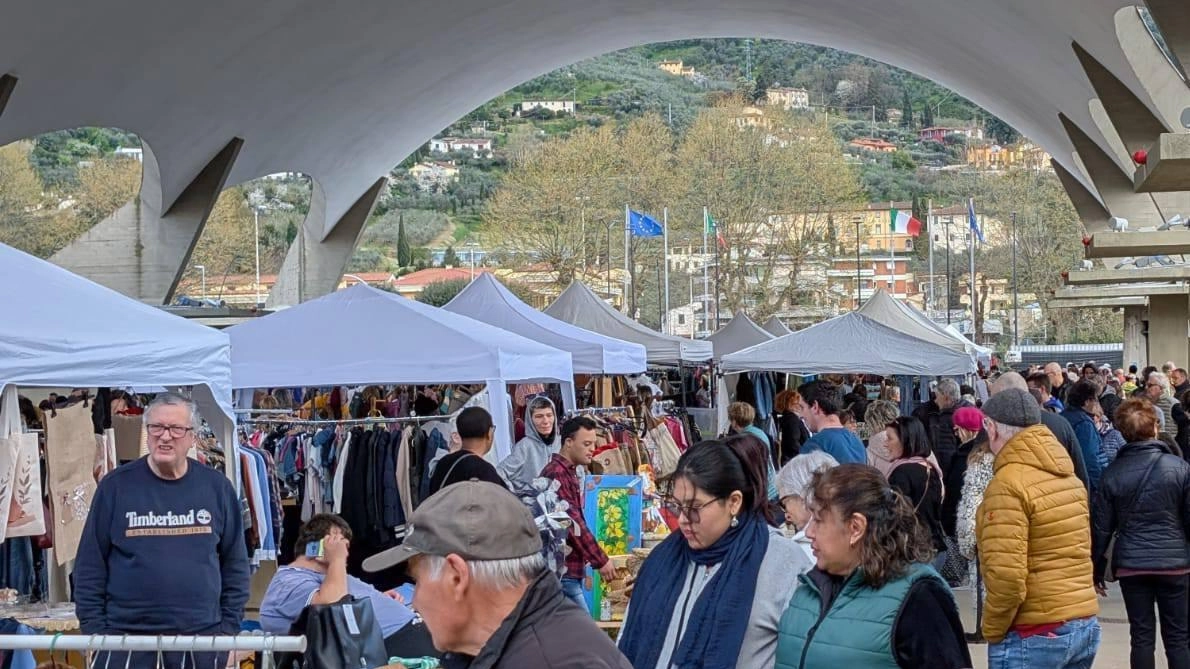 Domenica spazio a un centinaio di espositori provenienti da tutta Italia con le loro bancarelle Domenica spazio a un centinaio di espositori provenienti da tutta Italia con le loro bancarelle