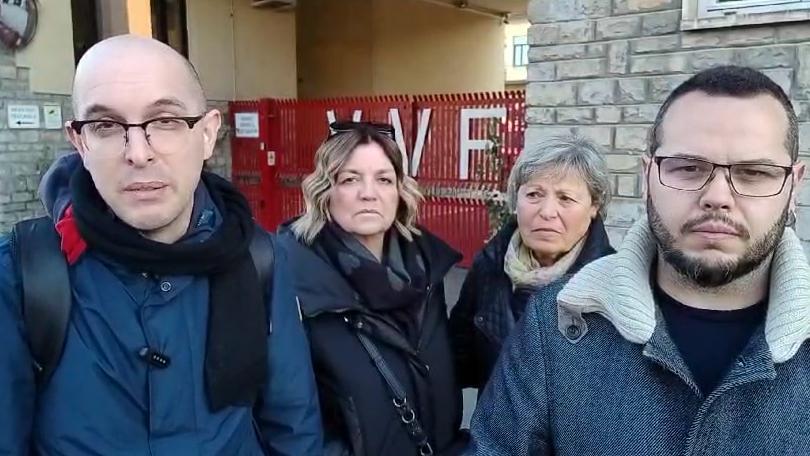 vigili fuoco morti bagnai