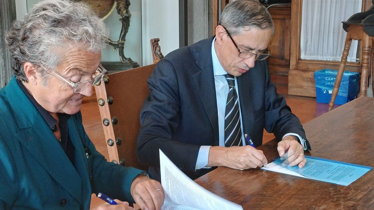 Il presidente del Pisa Corrado e il Rettore Zucchi Il presidente del Pisa Corrado e il Rettore Zucchi