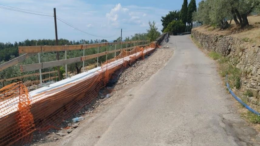 Il cantiere di via di Cicignano riprenderà dopo la pausa per le ferie