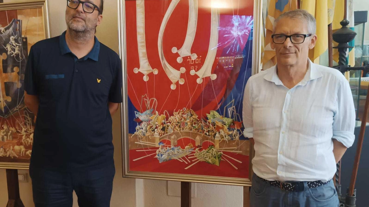 L’assessore alla Cultura, tradizioni della storia e dell’identità di Pisa, gestione e valorizzazione del patrimonio comunale, Filippo Bedini, con il dirigente comunale Giuseppe Bacciardi L’assessore alla Cultura, tradizioni della storia e dell’identità di Pisa, gestione e valorizzazione del patrimonio comunale, Filippo Bedini, con il dirigente comunale Giuseppe Bacciardi