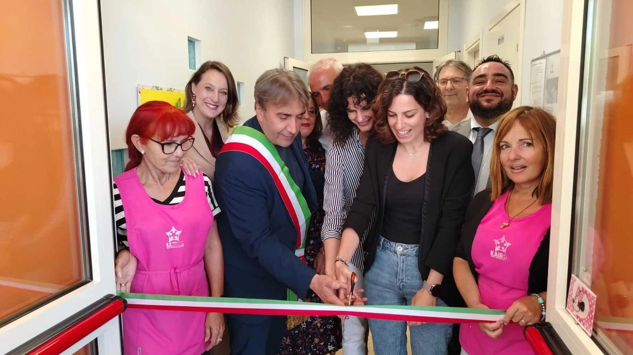 Ieri il taglio del nastro Ieri il taglio del nastro