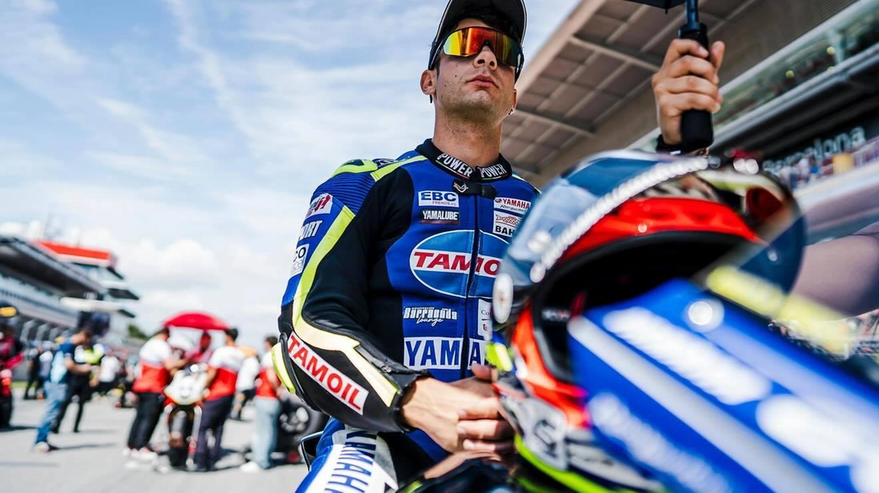 Lorenzo Dalla Porta sulla sua Yamaha Lorenzo Dalla Porta sulla sua Yamaha