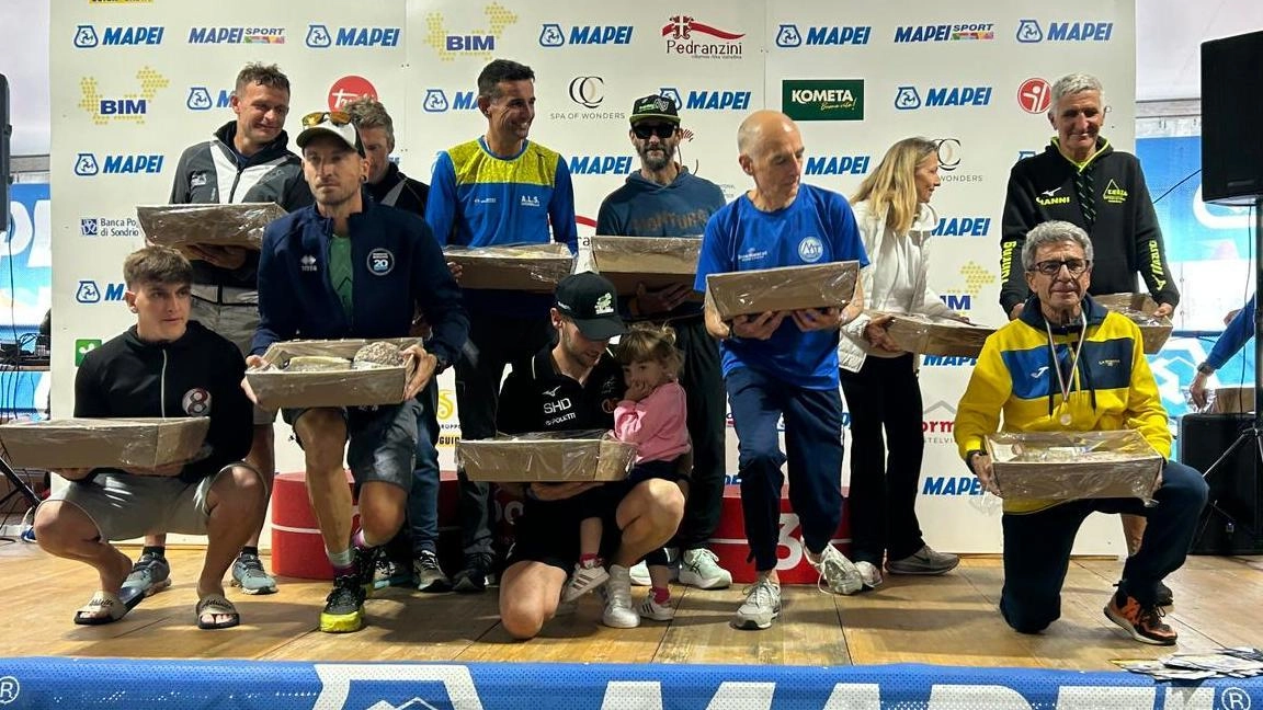 La feta del podio per Ermanno Cervone dell’Atletica Alta Toscana