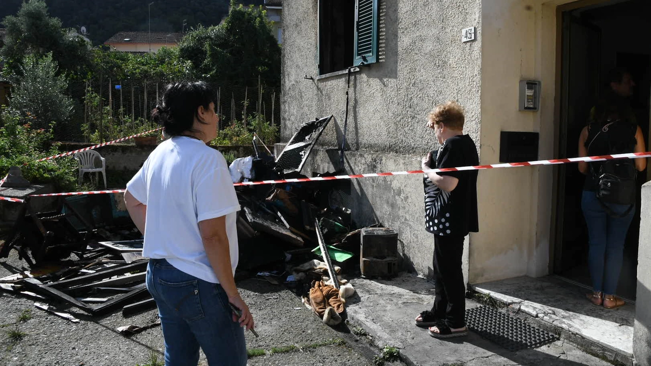 L’esterno dell’appartamento alle Capanne andato a fuoco due sere fa L’esterno dell’appartamento alle Capanne andato a fuoco due sere fa