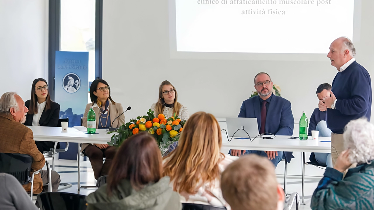 Un’immagine della giornata di studi alle Terme di San Carlo. A destra, il titolare Eugenio Alphandery (foto di Andrea Pepe) Un’immagine della giornata di studi alle Terme di San Carlo. A destra, il titolare Eugenio Alphandery (foto di Andrea Pepe)
