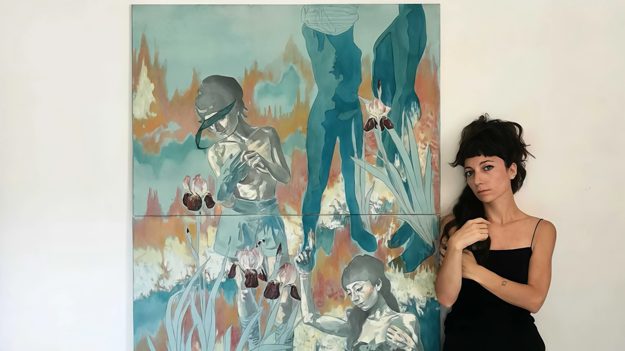 La personale di Elisa Zadi, "Florilegium Cruentum", esplora la figura femminile e la natura attraverso pittura, installazione e profumo, offrendo un'indagine introspettiva e sensoriale. La personale di Elisa Zadi, "Florilegium Cruentum", esplora la figura femminile e la natura attraverso pittura, installazione e profumo, offrendo un'indagine introspettiva e sensoriale.