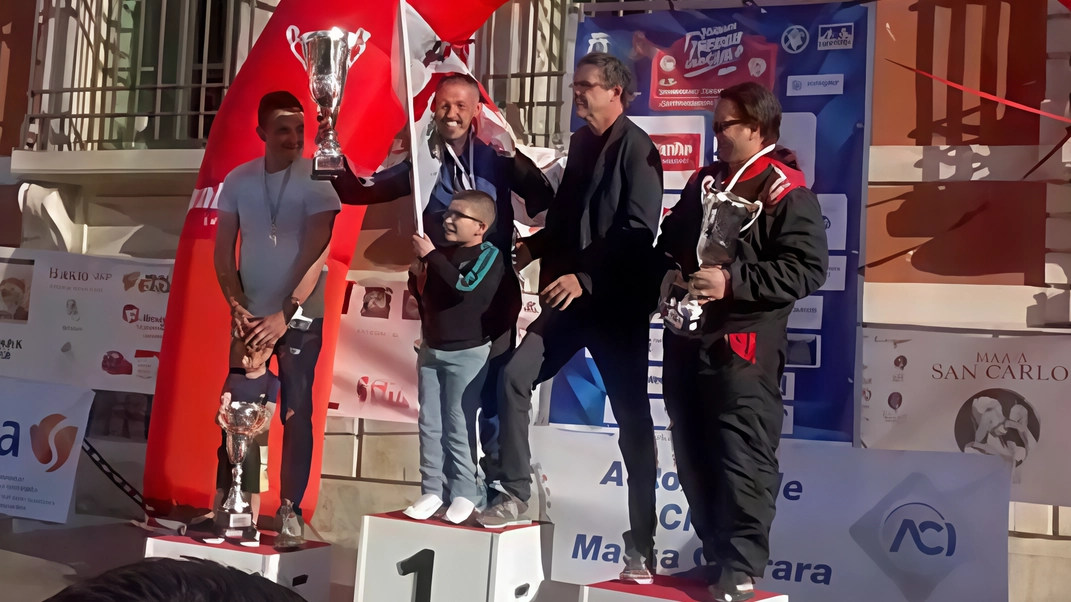 Paolo Angius trionfa nello Slalom Massa–San Carlo con la sua Renault 5 Gtt, vincendo il Memorial Umberto Mosti. Paolo Angius trionfa nello Slalom Massa–San Carlo con la sua Renault 5 Gtt, vincendo il Memorial Umberto Mosti.
