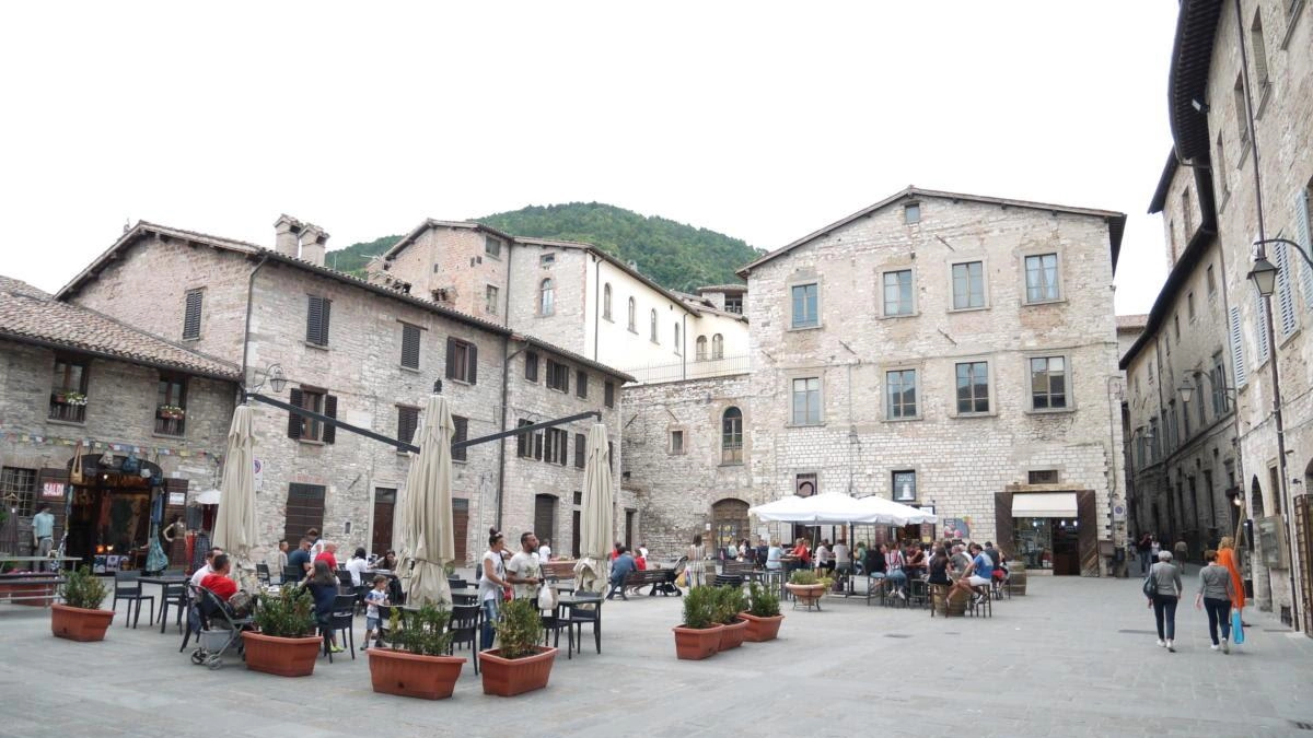 Il centro di Gubbio Il centro di Gubbio