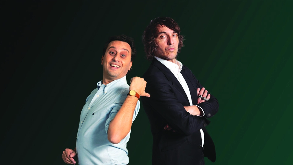 A sinistra David Parenzo, a destra Giuseppe Cruciani, i due conduttori del programma A sinistra David Parenzo, a destra Giuseppe Cruciani, i due conduttori del programma