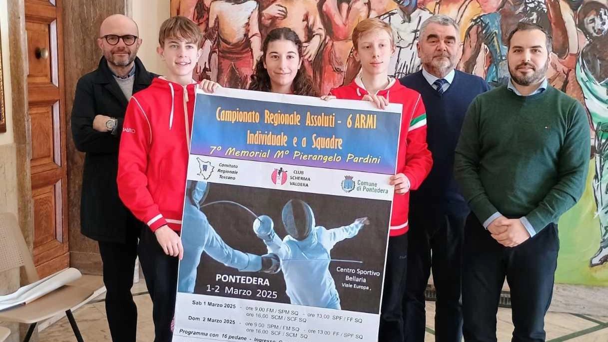 La presentazione dell’evento della scherma che andrà in scena al centro sportivo Bellaria sabato e domenica La presentazione dell’evento della scherma che andrà in scena al centro sportivo Bellaria sabato e domenica