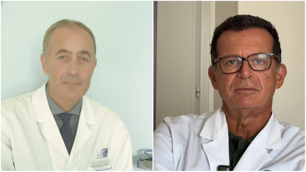 Da sinistra i medici Capezzone e Boccuzzi Da sinistra i medici Capezzone e Boccuzzi