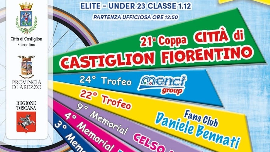 La gara ciclistica dilettanti è valevole anche per il Trofeo Menci, 24° edizione, e per il Trofeo Daniele Bennati, 22° edizione