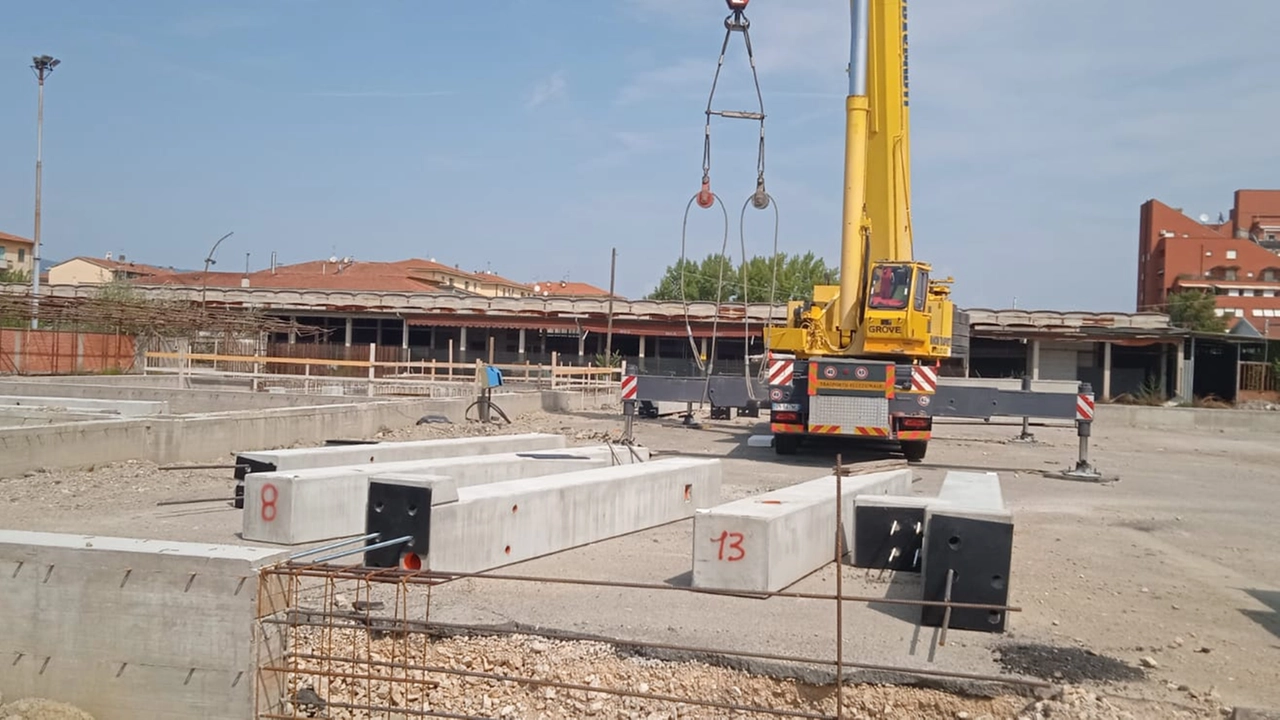 Il cantiere del PalAcqua Il cantiere del PalAcqua