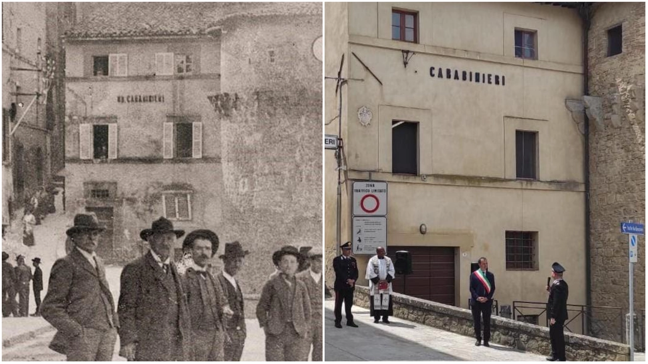 L'insegna della caserma dei carabinieri di Montepulciano: ritrovata e restaurata, è di nuovo al suo posto L'insegna della caserma dei carabinieri di Montepulciano: ritrovata e restaurata, è di nuovo al suo posto