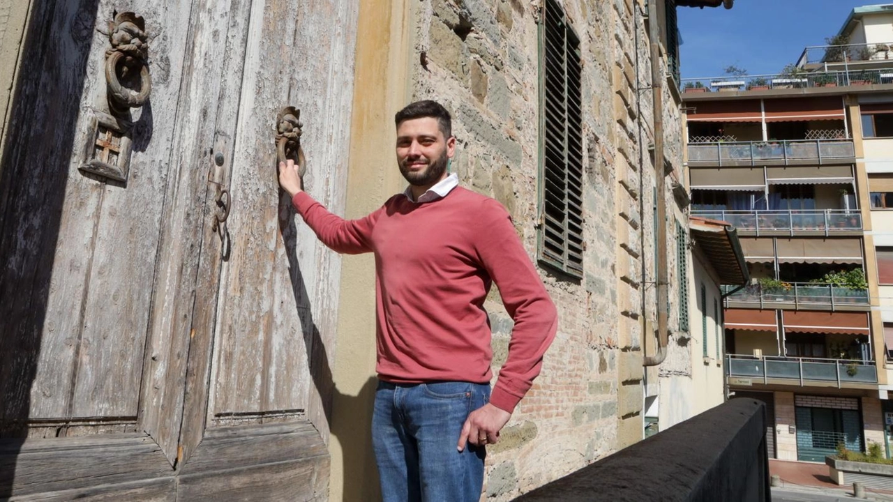 L’assessore ai Lavori Pubblici Andrea Di Natale a Palazzo Ferroni L’assessore ai Lavori Pubblici Andrea Di Natale a Palazzo Ferroni