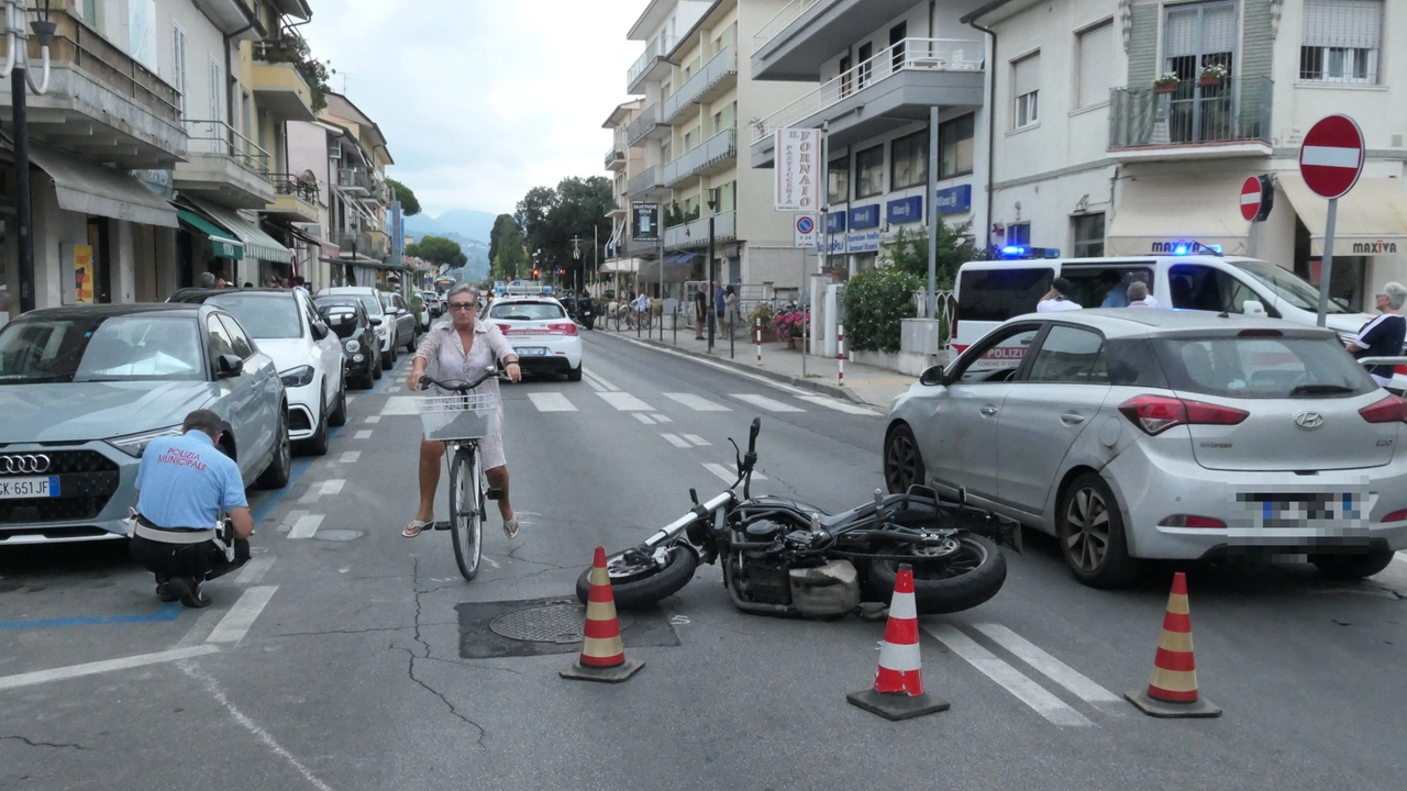 Via Marco Polo bloccata per un’ora