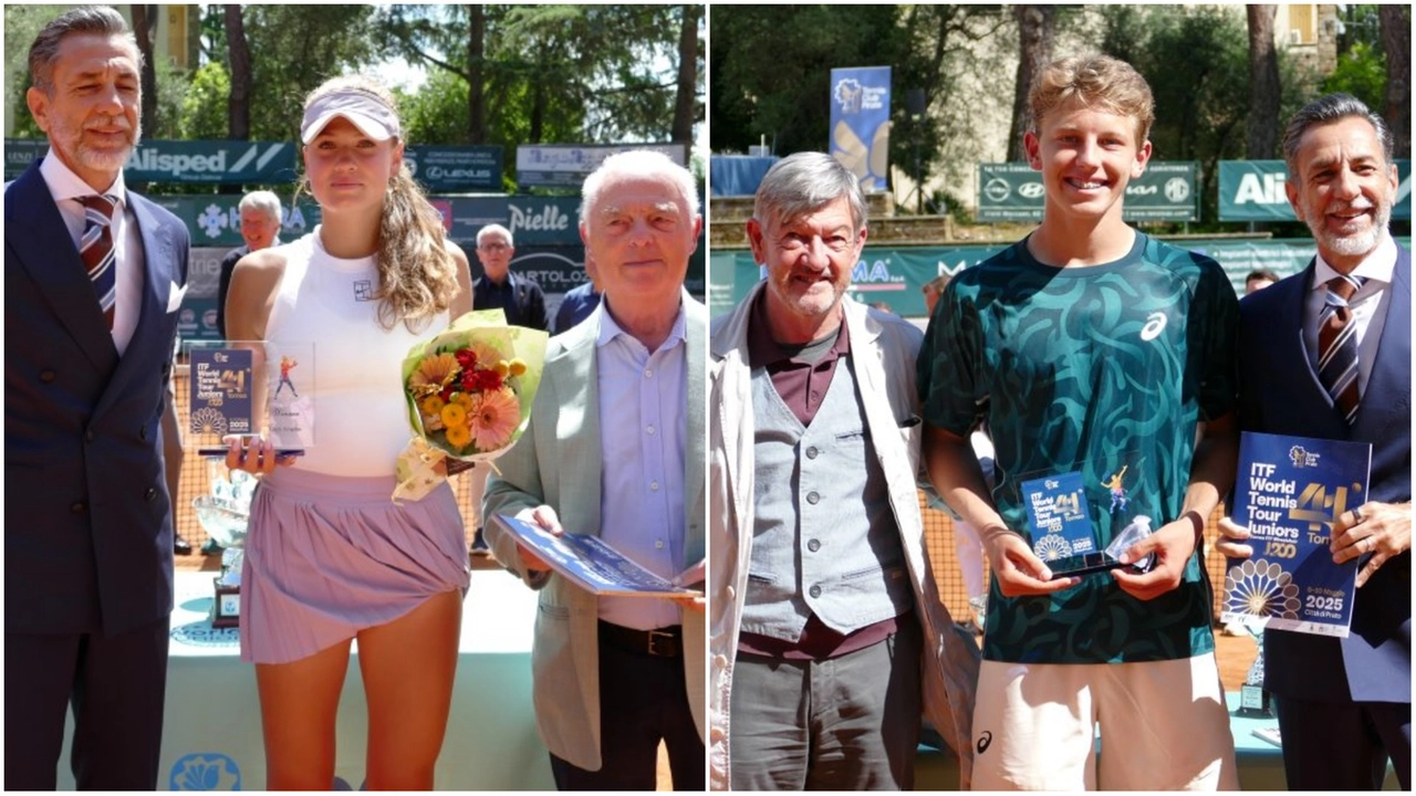 Le premiazioni di Mariella Thamm e Ziga Sesko (foto Piero Camel e Francesco Bolognini)