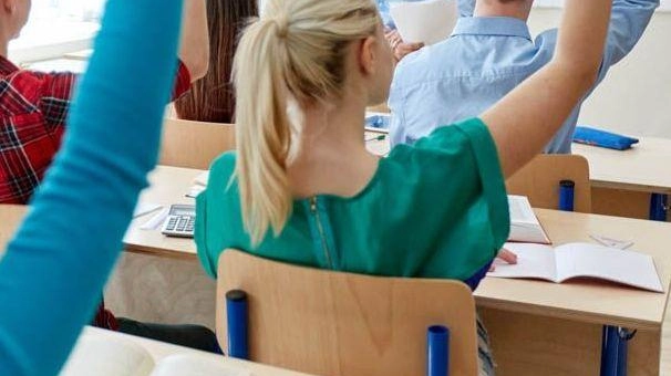 Una classe delle superiori (foto di repertorio) Una classe delle superiori (foto di repertorio)