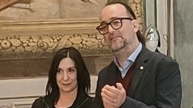Chiara Cini e l’assessore. Bedini Chiara Cini e l’assessore. Bedini
