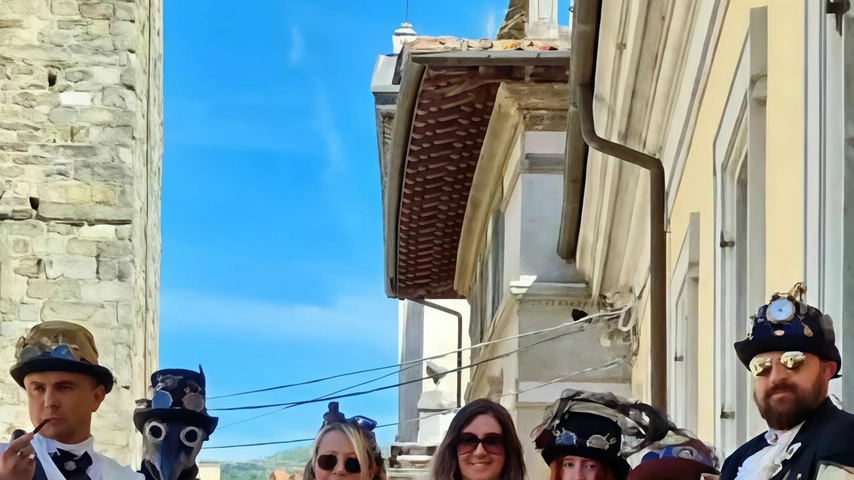 Uno scatto del gruppo in centro