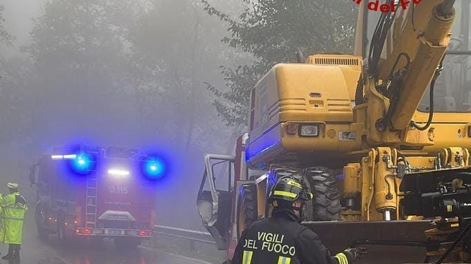 Un’immagine dell’incidente Un’immagine dell’incidente