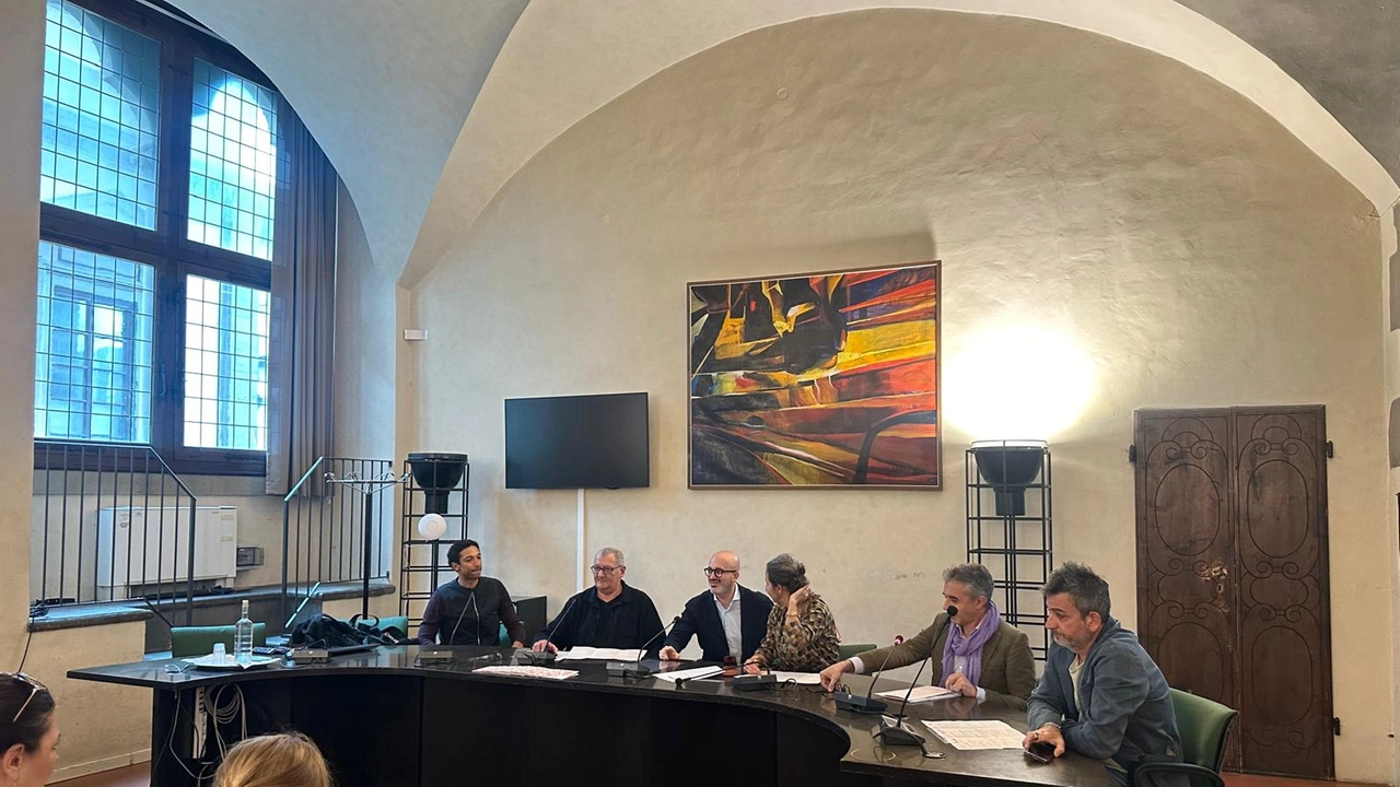 La presentazione a Palazzo Vecchio La presentazione a Palazzo Vecchio
