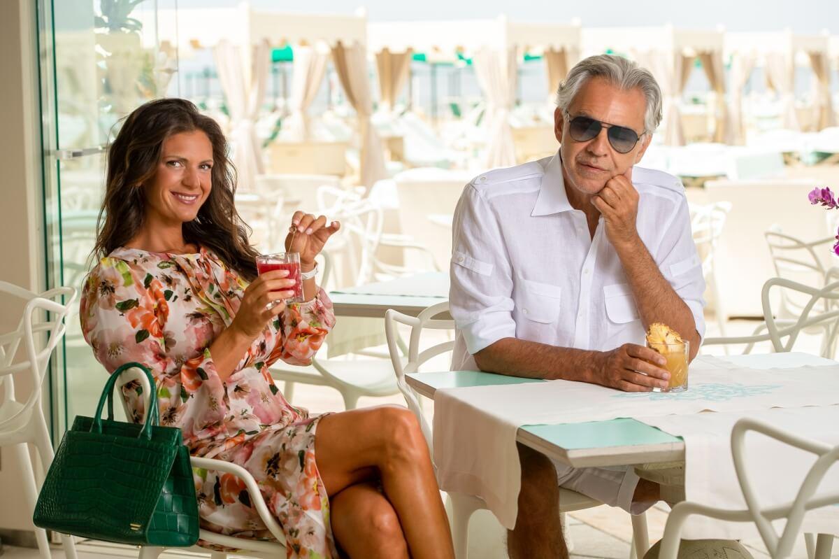 Andrea Bocelli nel suo Alpemare