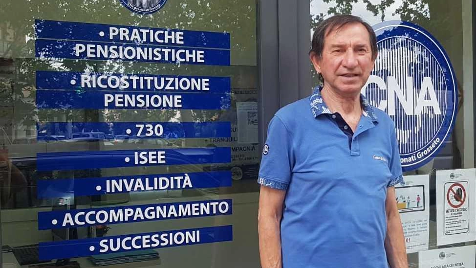 Lidio Del Pasqua è il. presidente provinciale di Cna Pensionati che ha organizzato l’incontro in programma domani a Massa Marittima