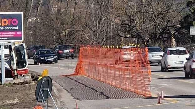 Lavori per realizzare la ciclopista Lavori per realizzare la ciclopista