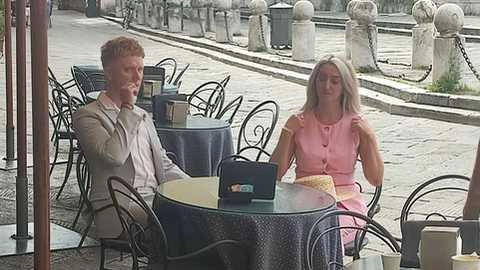 I protagonisti del programma tv che viene girato in città