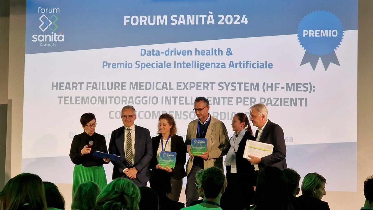 La premiazione al Forum Sanità 2024 La premiazione al Forum Sanità 2024