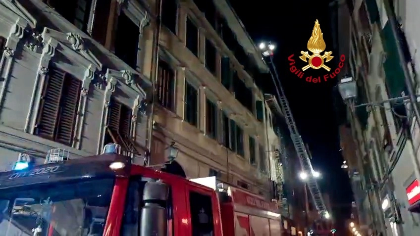 L'incendio di stanotte