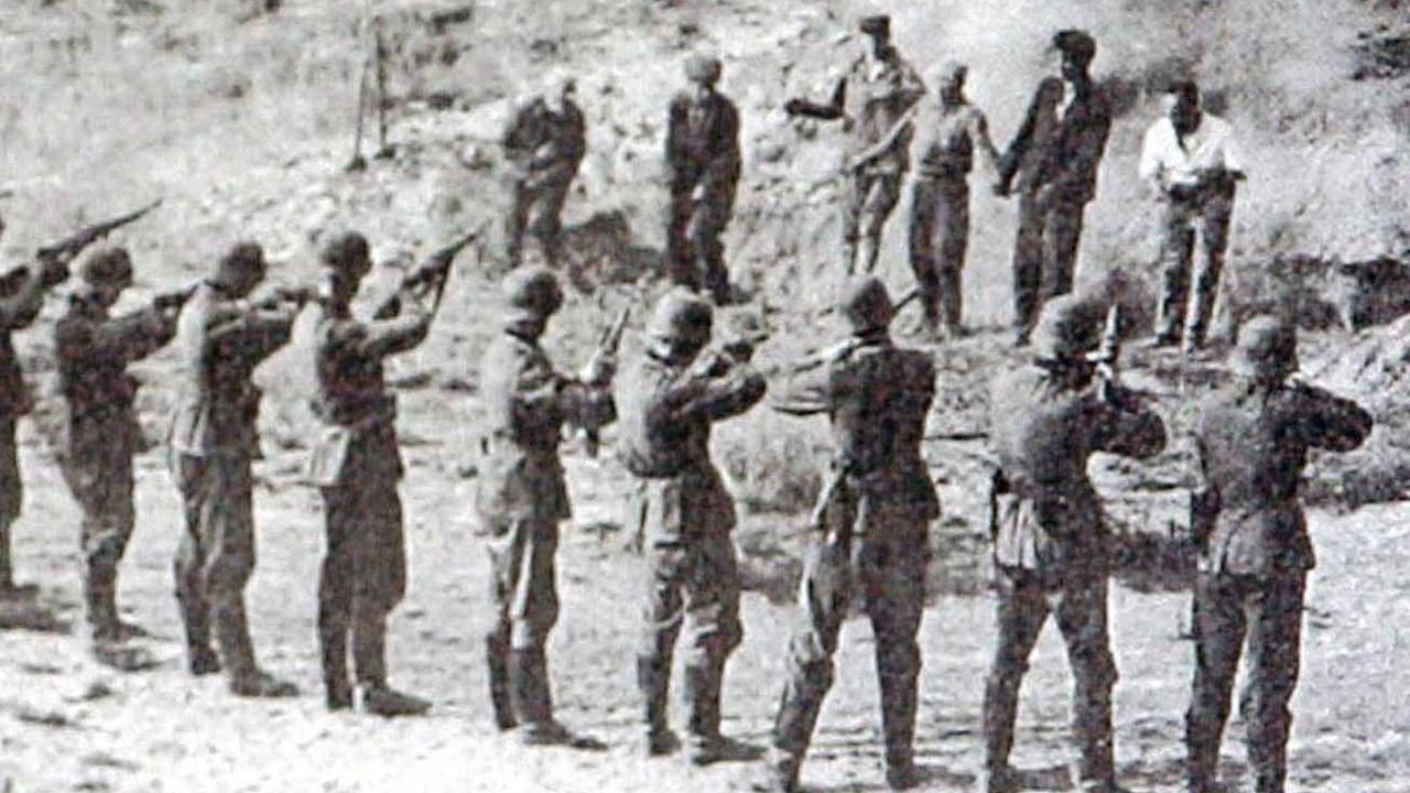 Una delle fucilazioni avvenute durante la Seconda Guerra Mondiale (Foto di repertorio) Una delle fucilazioni avvenute durante la Seconda Guerra Mondiale (Foto di repertorio)