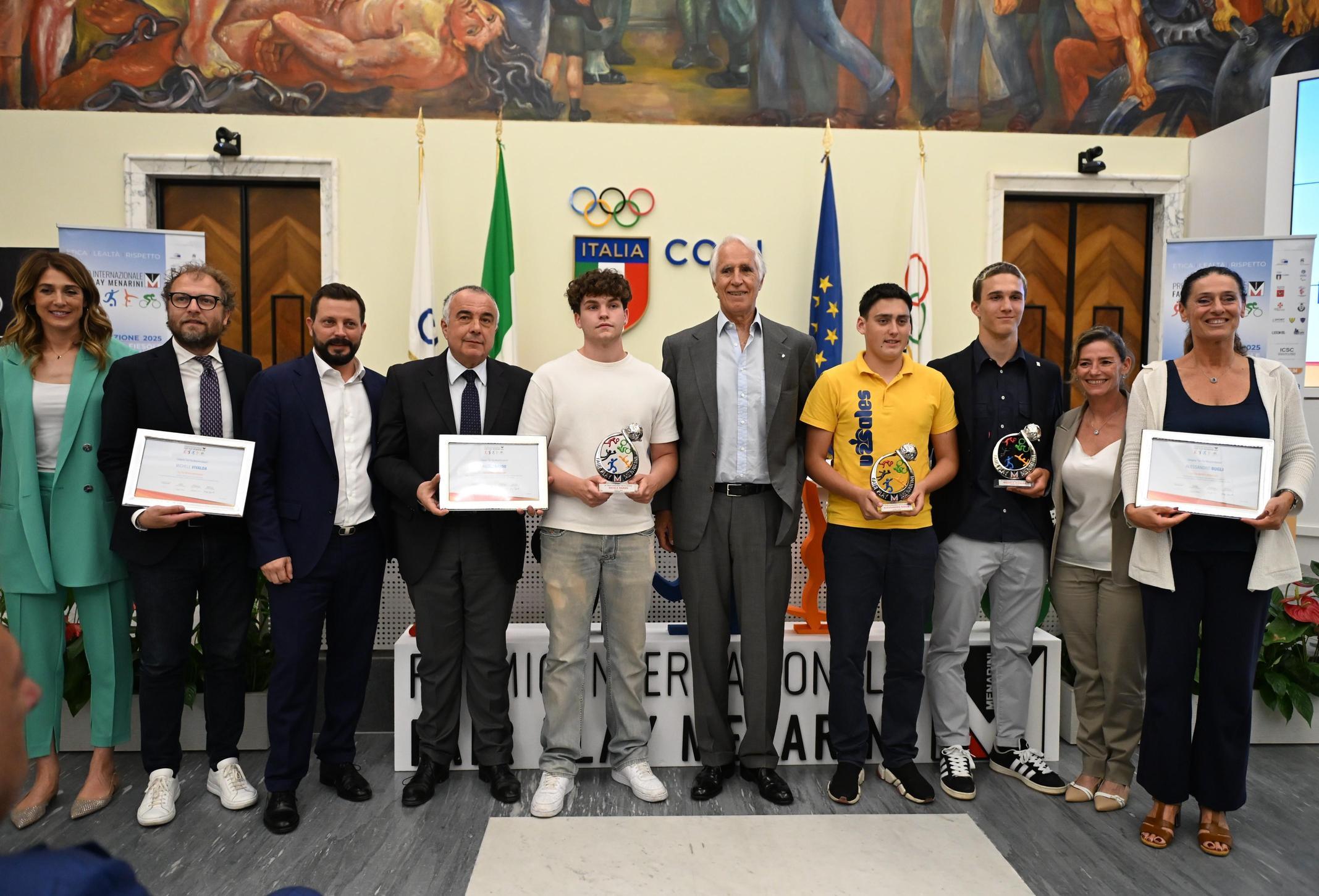 da tamberi a battocletti i premi fair play menarini 2025