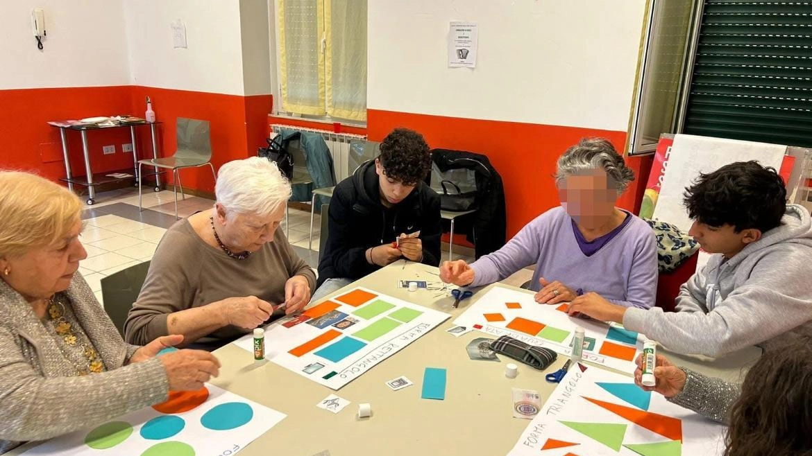 Un’attività all’Amas Un’attività all’Amas
