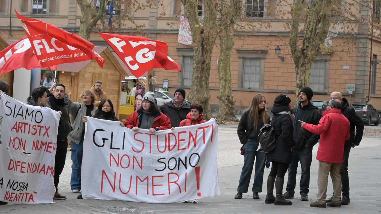 Protesta per la scuola Protesta per la scuola