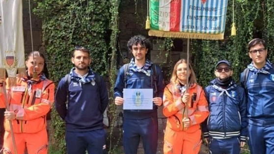 La delegazione del Paperino San Giorgio in visita a Mauthausen lo scorso anno