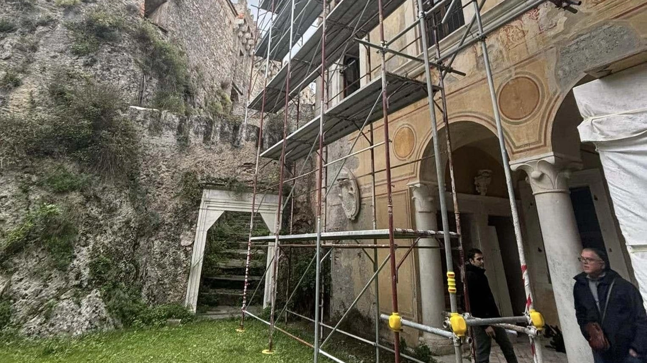 Il castello Malaspina di Massa è oggetto di un restyling completo Il castello Malaspina di Massa è oggetto di un restyling completo