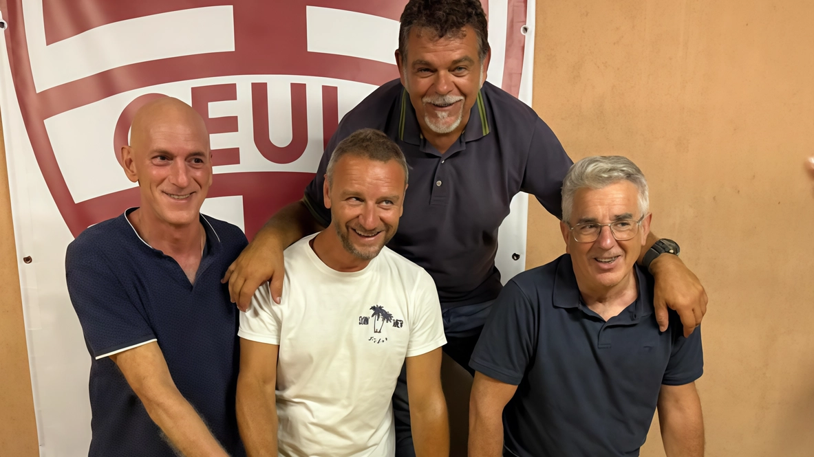 Da sinistra Luca Piropi, Paolo Queirolo, Andrea Solari e Giovanni Visconte