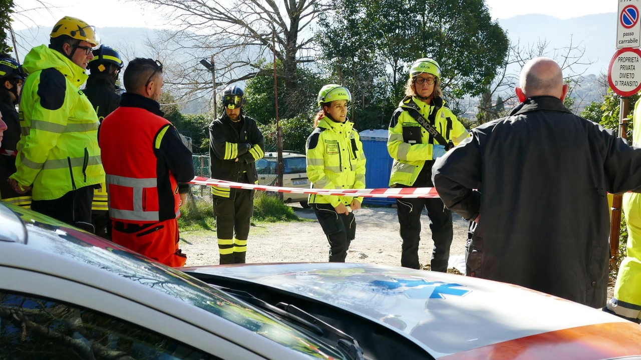 Il luogo dell’incidente in via Bruno Buozzi Il luogo dell’incidente in via Bruno Buozzi