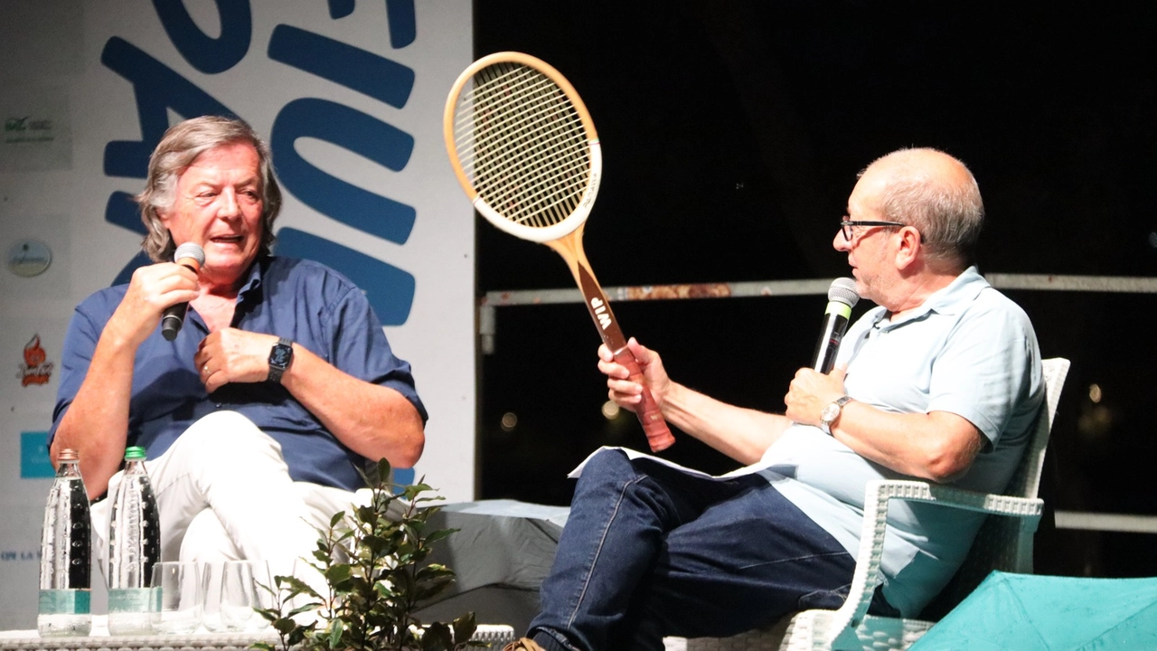 Adriano Panatta e Dario Vergassola Adriano Panatta e Dario Vergassola