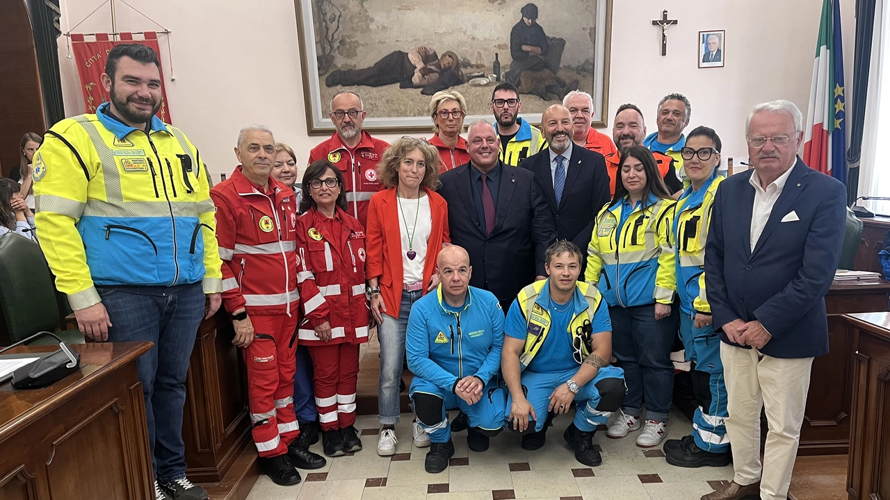 I protagonisti della conferenza stampa che si è svolta nell’aula del Consiglio comunale I protagonisti della conferenza stampa che si è svolta nell’aula del Consiglio comunale
