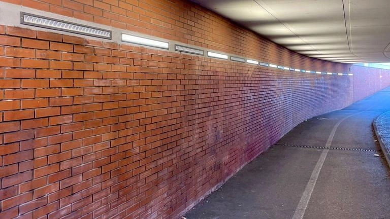 Il sottopasso ’ripulito’ Il sottopasso ’ripulito’