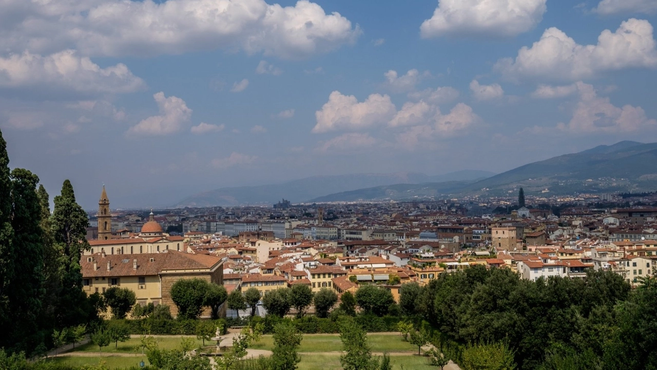 Una veduta di Firenze Una veduta di Firenze