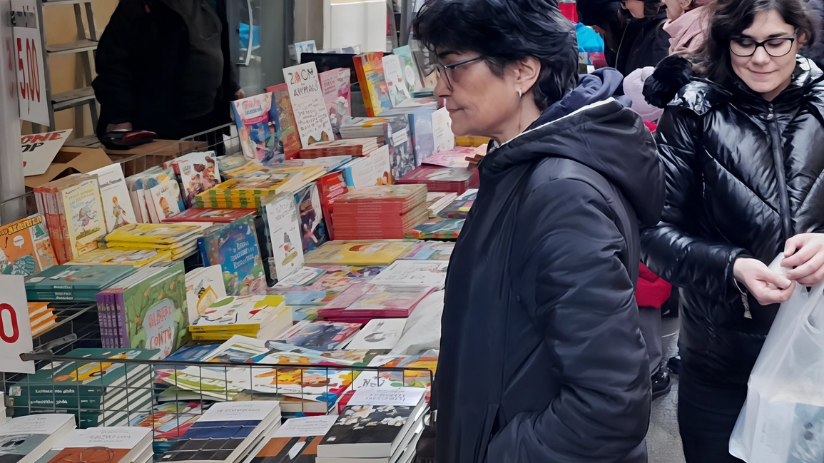 Banchi per la fiera di Mezzaquaresima Banchi per la fiera di Mezzaquaresima